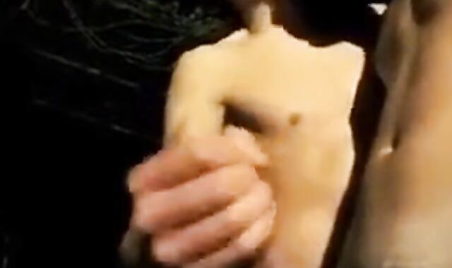 Twink Gets a Helping Hand from His Buddy Outdoors