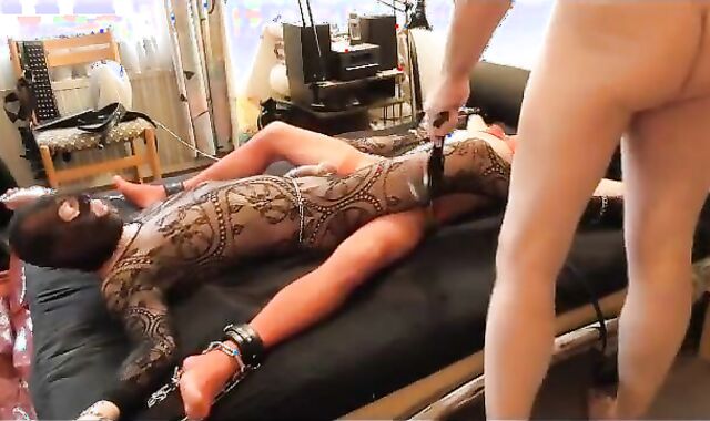 Master Dominates 3 Crossdresser Slaves