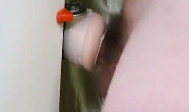 Twitching Orgasm with a Fleshlight
