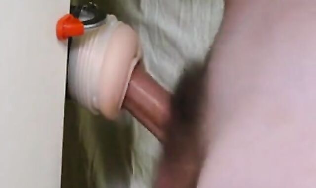 Twitching Orgasm with a Fleshlight