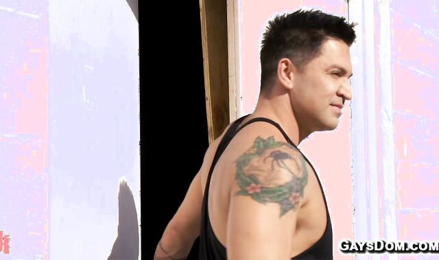 Gay Sean Holmes bound and edged