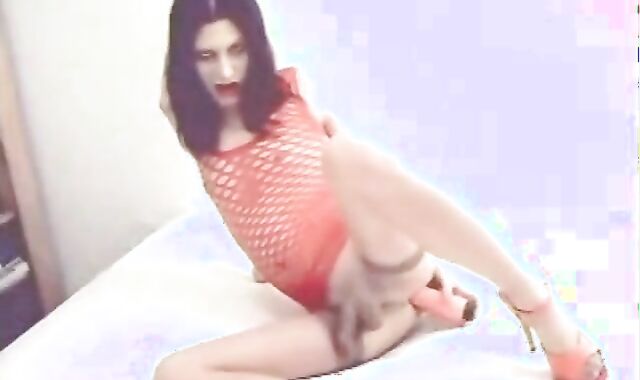 Crossdresser Sissy Barebacked by Daddy