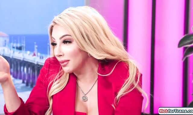 Reading the news while being sucked off