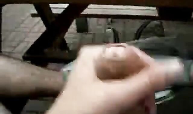 Big Cock Self-Suck Outdoors