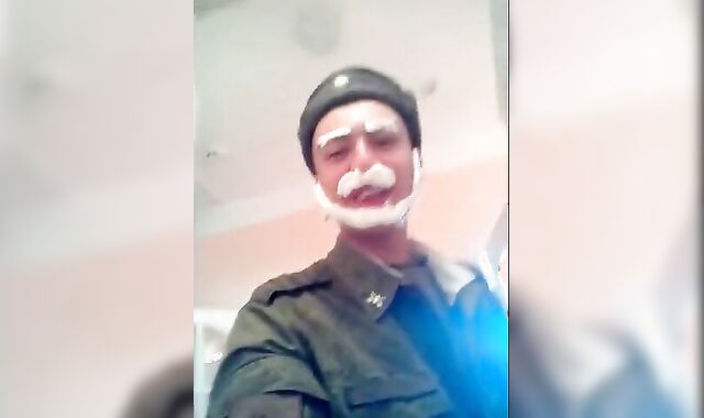 Twink Soldier's Steamy Shower Exposed