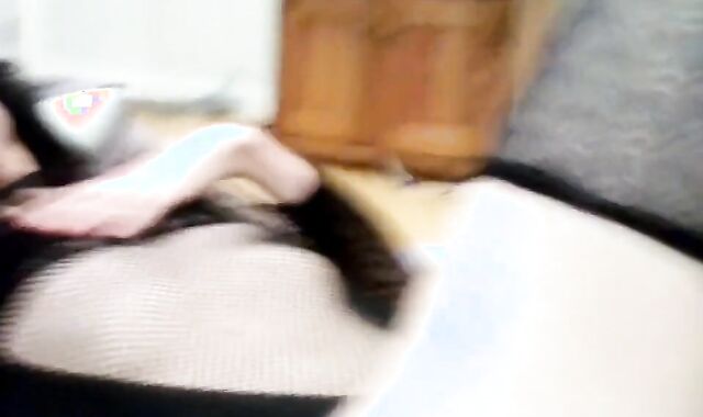 Big-Cock Crossdresser Selfie