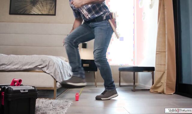 I found my busty shemale clients panties