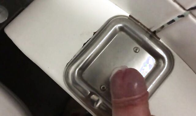 Public Restroom Handjob and Masturbation Compilation 2