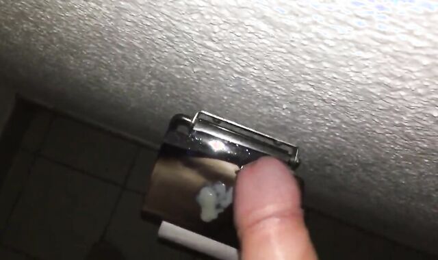 Public Restroom Handjob and Masturbation Compilation 2