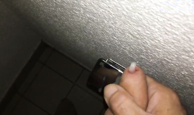 Public Restroom Handjob and Masturbation Compilation 2