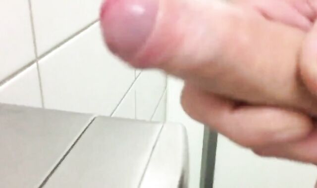 Public Restroom Handjob and Masturbation Compilation 2