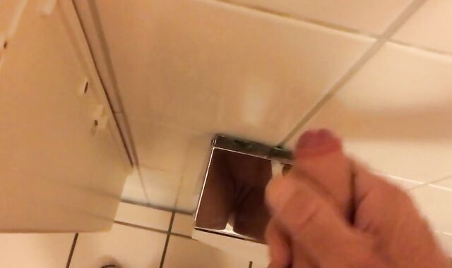 Public Restroom Handjob and Masturbation Compilation 2