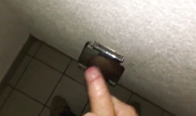 Public Restroom Handjob and Masturbation Compilation 2