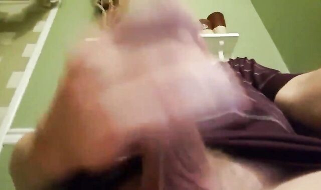 Big-Cock Daddy Strokes His Meat