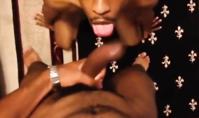 Black Amateur Takes on Big Cock 2