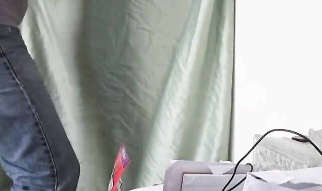 Twink Sucks Big Cock Through Glory Hole 2