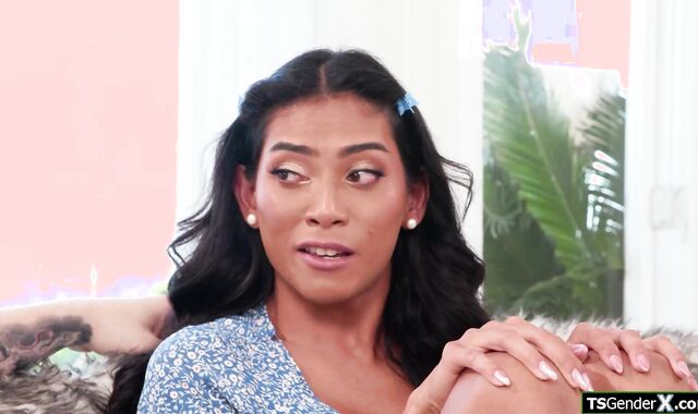 Who can withstand a hot trans babysitter