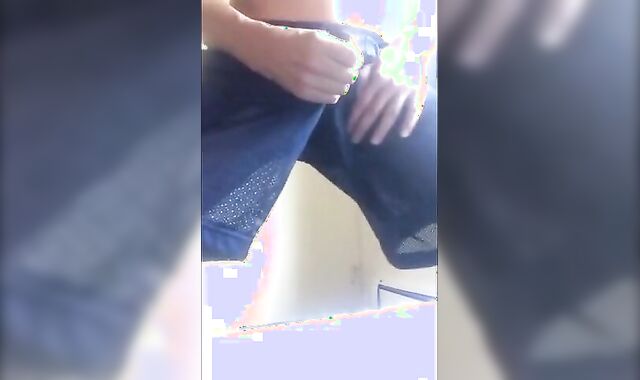 Amateur Guy Masturbates in Pants 2