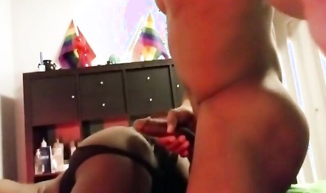 Black Bareback Amateur Takes Big Cock 4