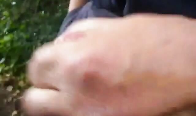 Outdoor Amateur Blowjob for a Cum Slut 2