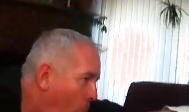 Daddy's Big Cock Swallowed by Horny Amateur