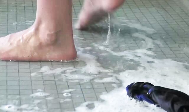 Casey Devereaux Lifeguard Hits the Showers