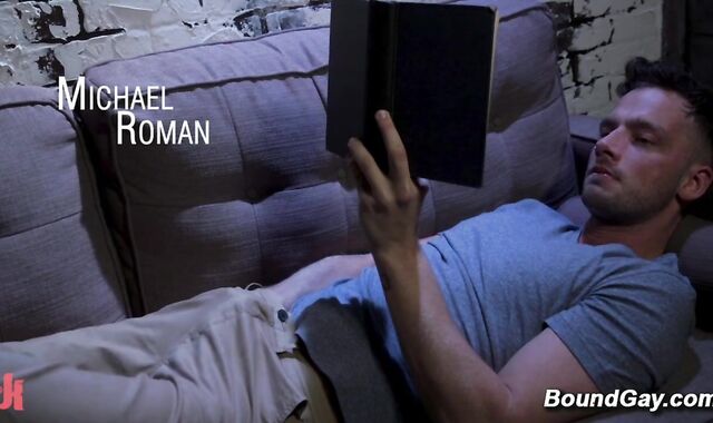 Leather Dom Binds and Punishes Sub