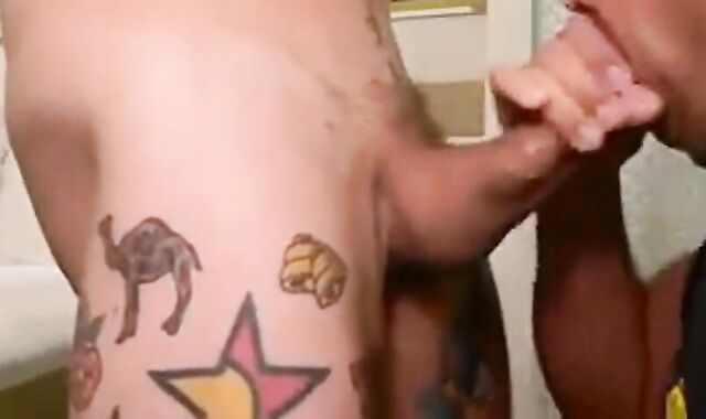 Sucking a Big-Cocked Straight Man