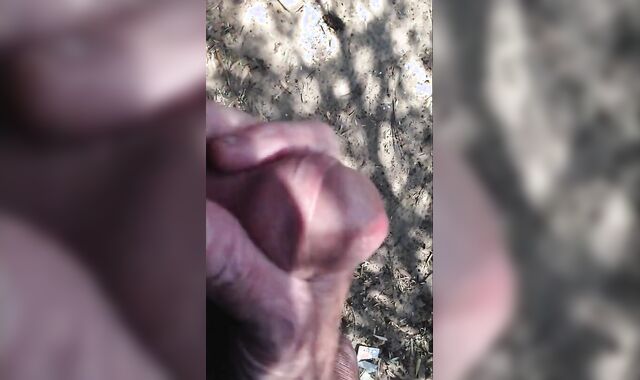 Old Men Wank Young Cock Outdoors 2