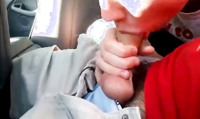 Twink Sucks Dick in Car and Swallows 2