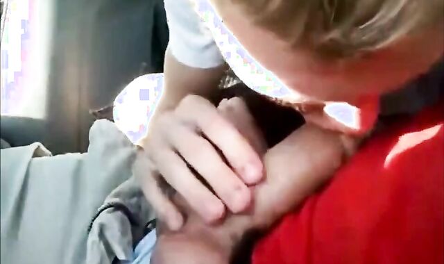 Twink Sucks Dick in Car and Swallows 2