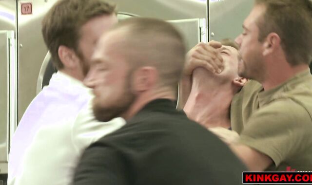 Rude Punk Gangbanged at the Laundromat!