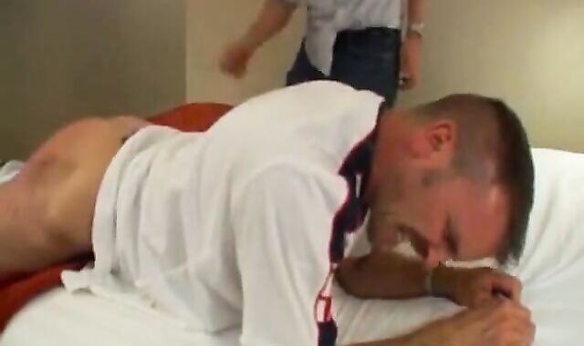 Spanked Gay Amateur Loves It Rough