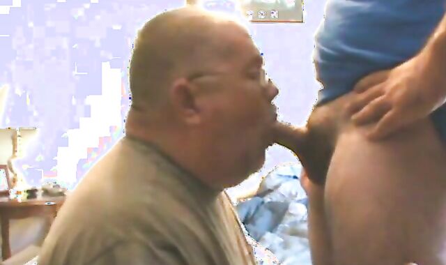 Big-Cock Bear Blows Amateur Stud