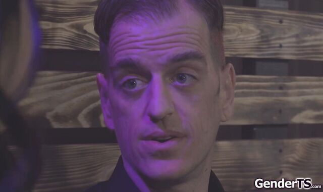 Tgirl stepsister anal banged in the club