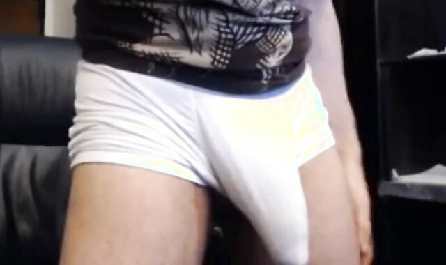 Hunk Shows Off His Massive Thick Uncut Cock