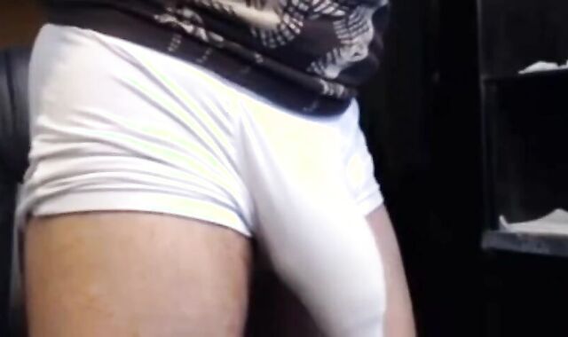 Hunk Shows Off His Massive Thick Uncut Cock