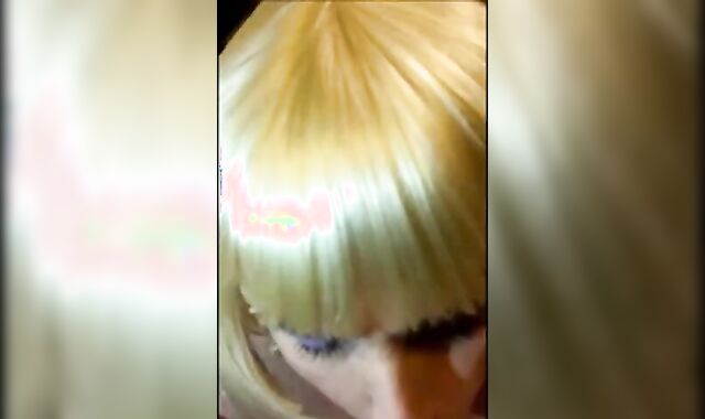 Amber's POV: Sucking Big Black Cock in Amateur Crossdresser Blowjob Video