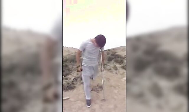 Hunk with a Big Bulge Outdoors 2