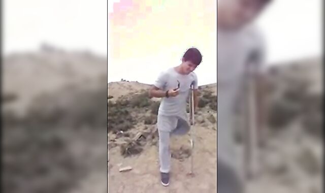 Hunk with a Big Bulge Outdoors 2