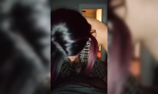 Redhead Crossdresser Sucks BBC for Cum