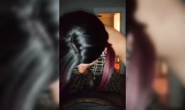 Redhead Crossdresser Sucks BBC for Cum