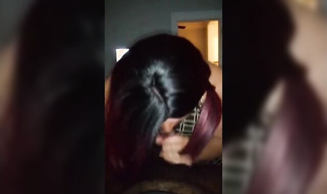 Redhead Crossdresser Sucks BBC for Cum