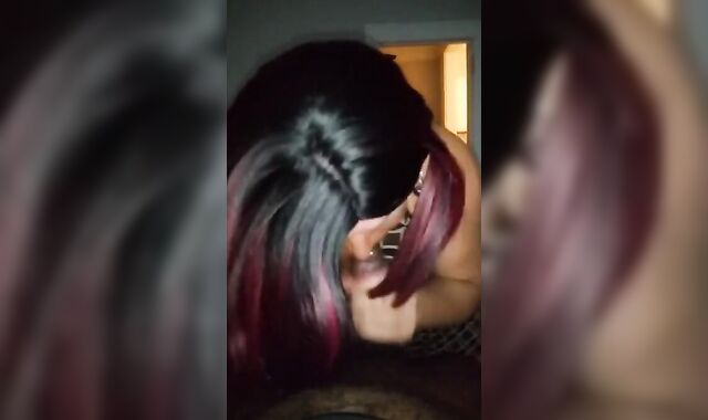 Redhead Crossdresser Sucks BBC for Cum