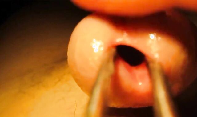 Sounding & Stretching Urethra Before Cumming Hard