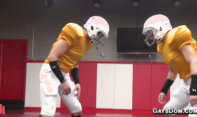 Football Rivals Wrestle Nude After Loss