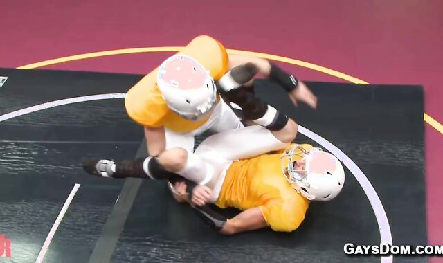 Football Rivals Wrestle Nude After Loss