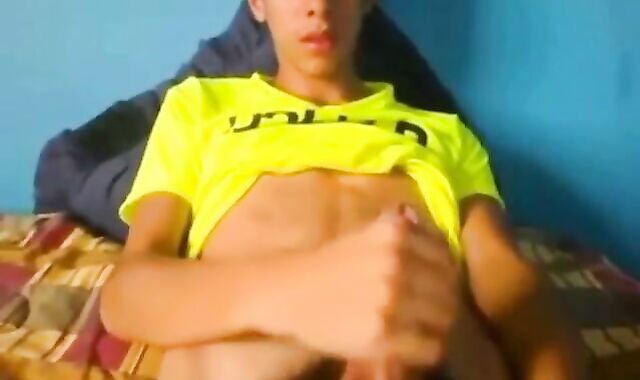 Latin Amateur Twink Masturbating Solo