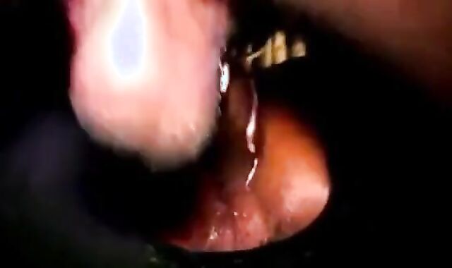 Black Cock Bareback Gloryhole Fuck 2