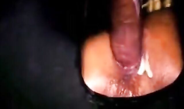 Black Cock Bareback Gloryhole Fuck 2